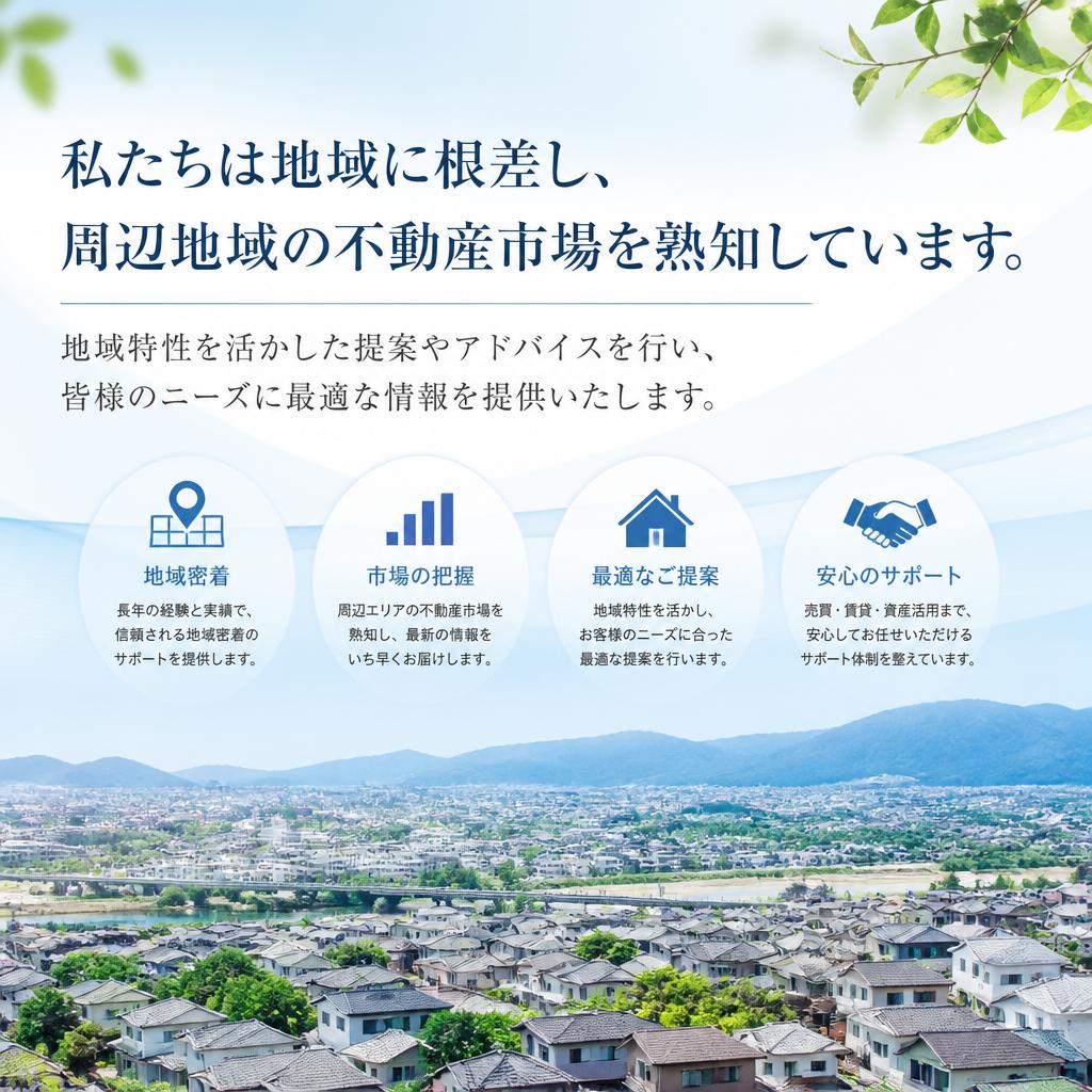 地域密着型のサポート